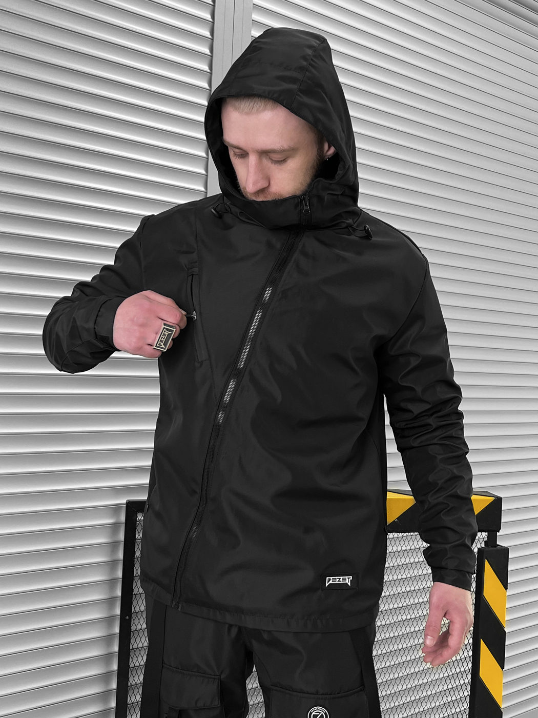 Куртка вітровка BEZET Сенсей чорний - Фото 6