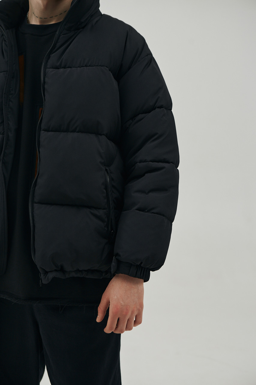 Пуховик чоловічий зимовий чорний бренд ТУР модель Флекс TURWEAR - Фото 4