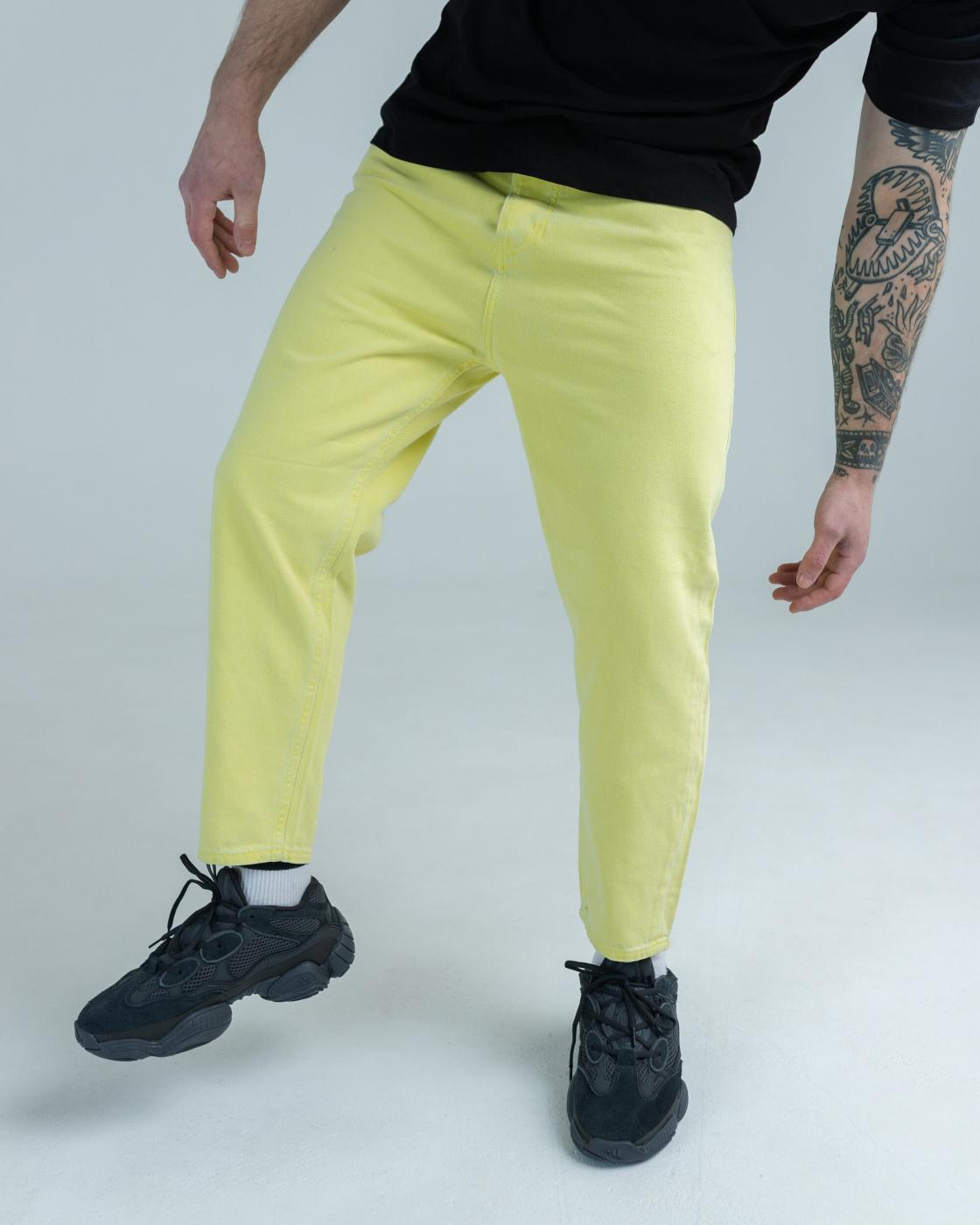 Чоловічі джинси BEZET Yellow базові