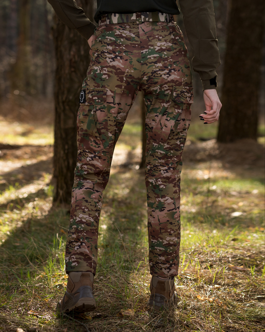 Жіночі брюки карго тактичні BEZET Воїн камуфляж - Фото 6