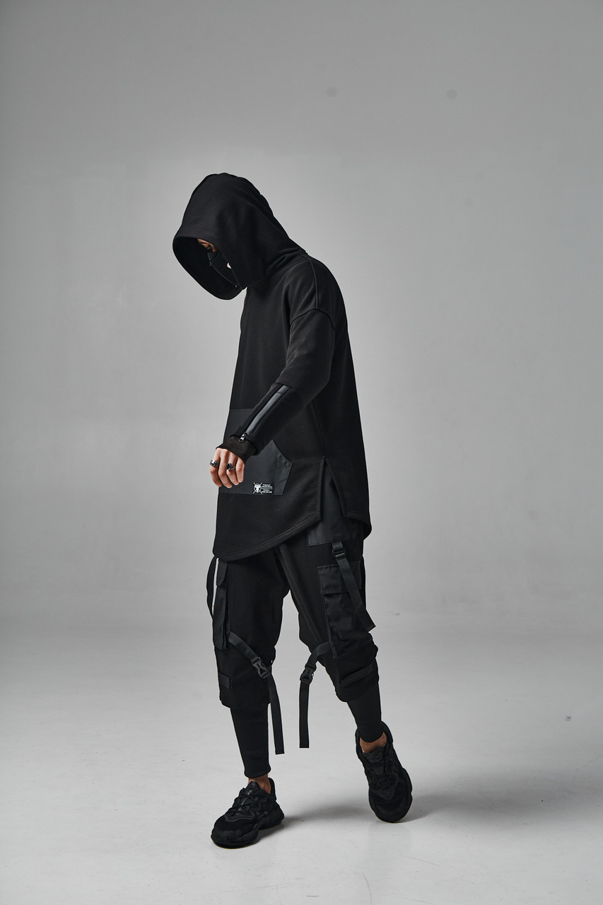 Худи Мантия Ассасин мужской чёрный с принтом от бренда ТУР TURWEAR - Фото 7