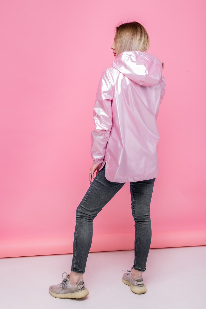 Анорак жіночий 'Unique' вітровка/дощовик Intruder рожевий - Фото 5