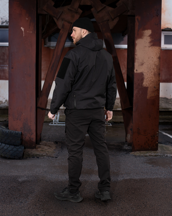 Куртка вітровка BEZET STALKER чорний - Фото 32