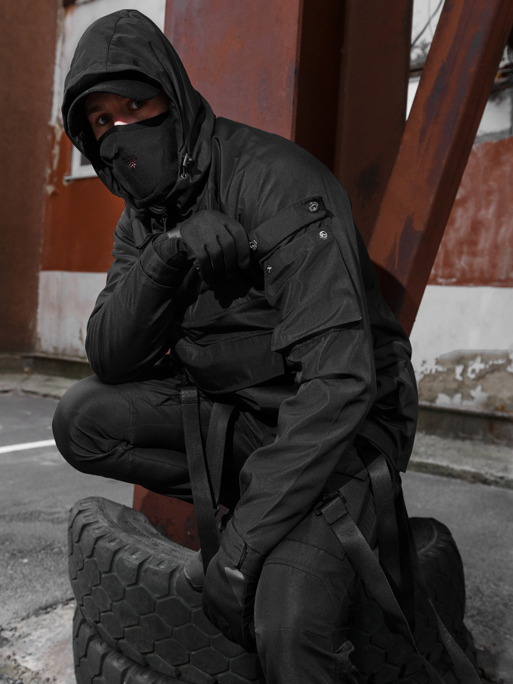 Куртка анорак BEZET Джедай черный - Фото 6