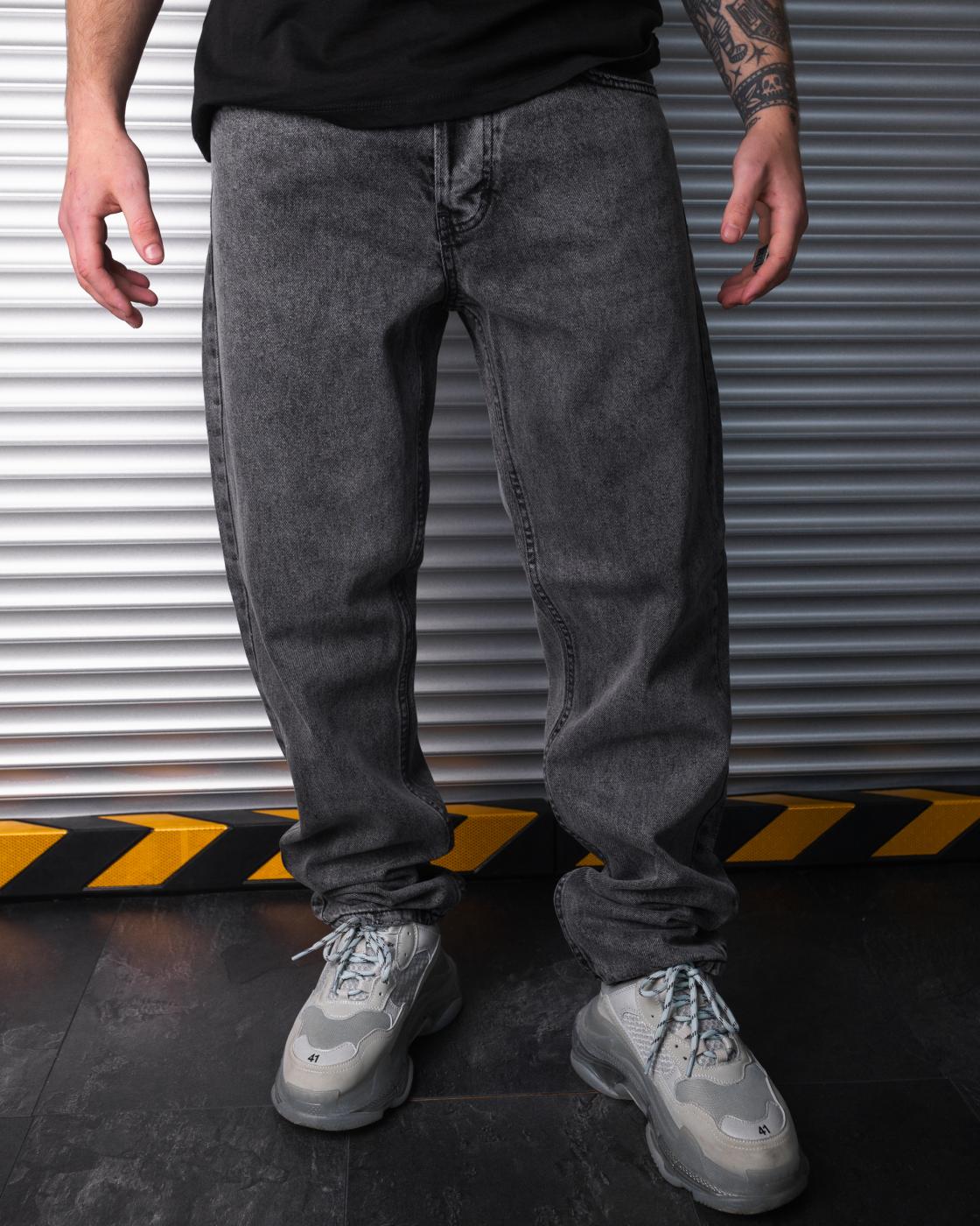 Чорні базові широкі джинси BEZET вищої якості