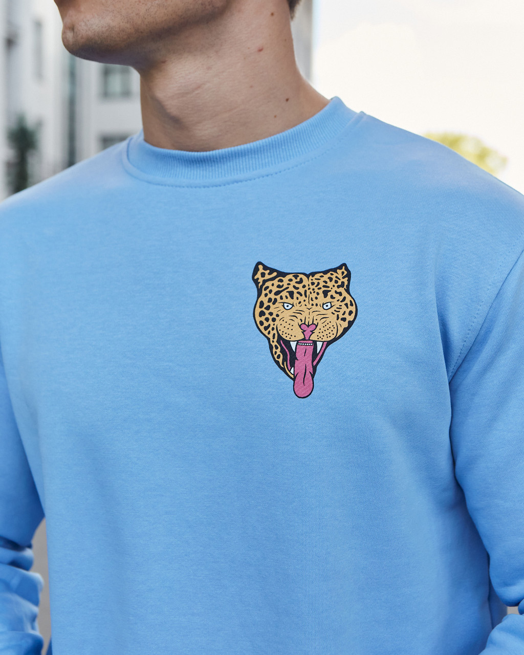 Свитшот Флекс Леопард голубой мужской от бренда ТУР TURWEAR - Фото 4