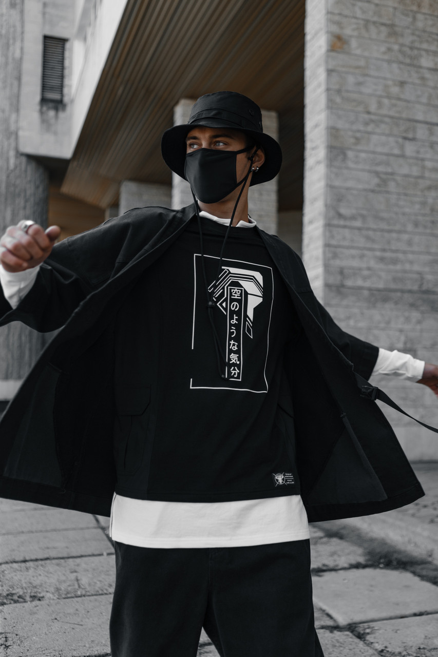 Кімоно Харуки чоловіче чорного кольору від бренду ТУР TURWEAR - Фото 2