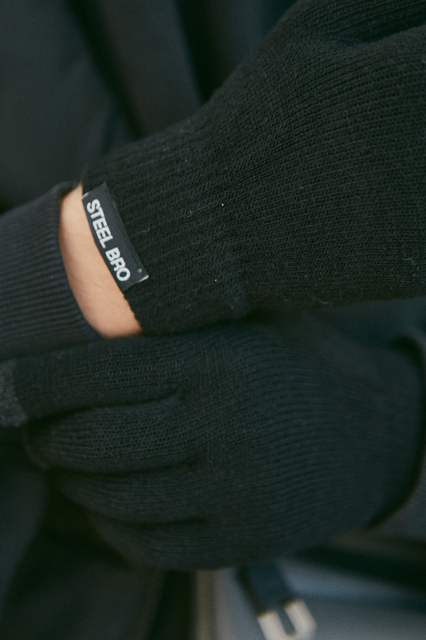 Перчатки мужское Сенсорные черные TURWEAR - Фото 7