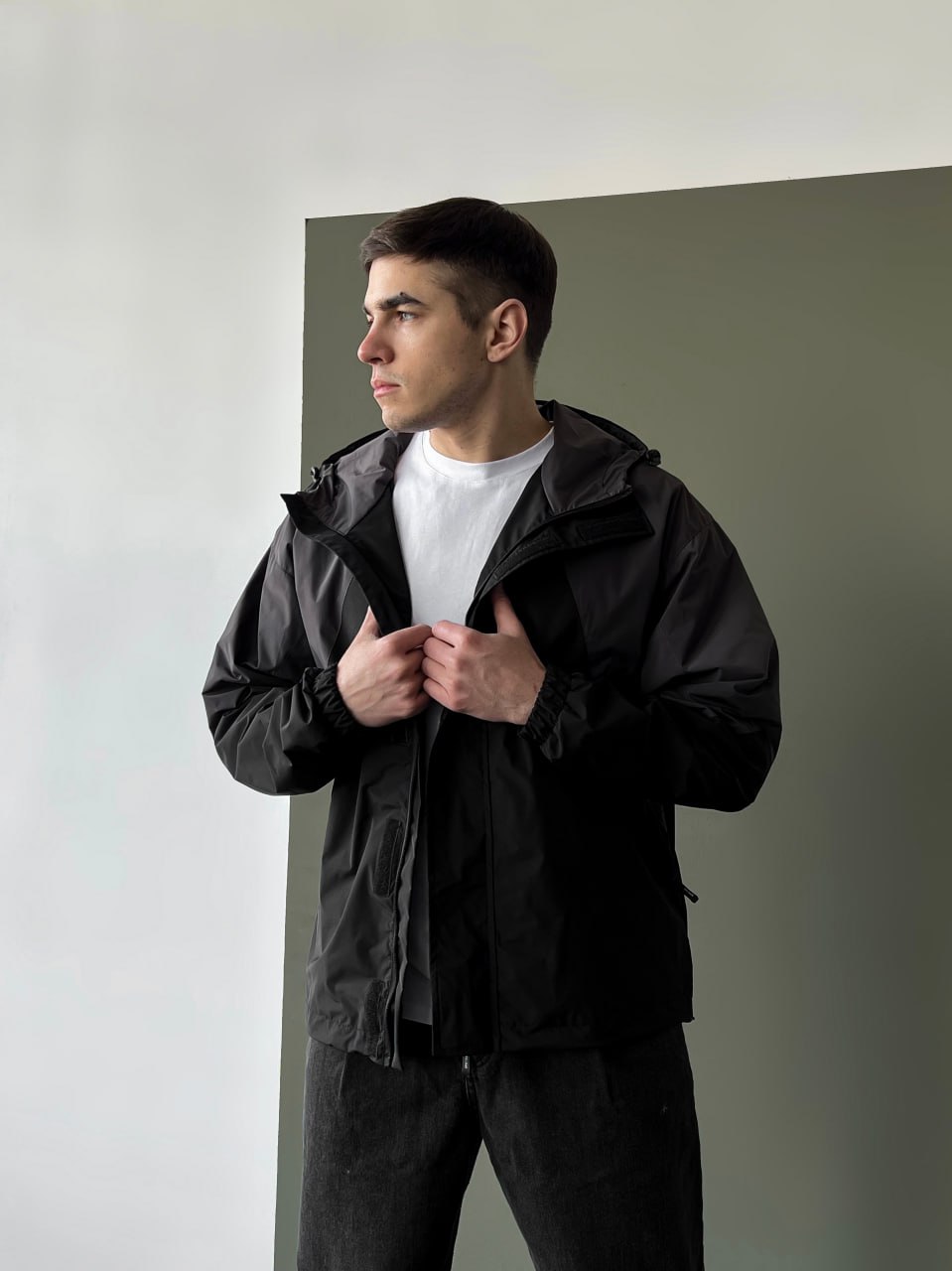Чоловіча демісезонна куртка - вітровка Reload Urban , темно-сірий - Фото 6