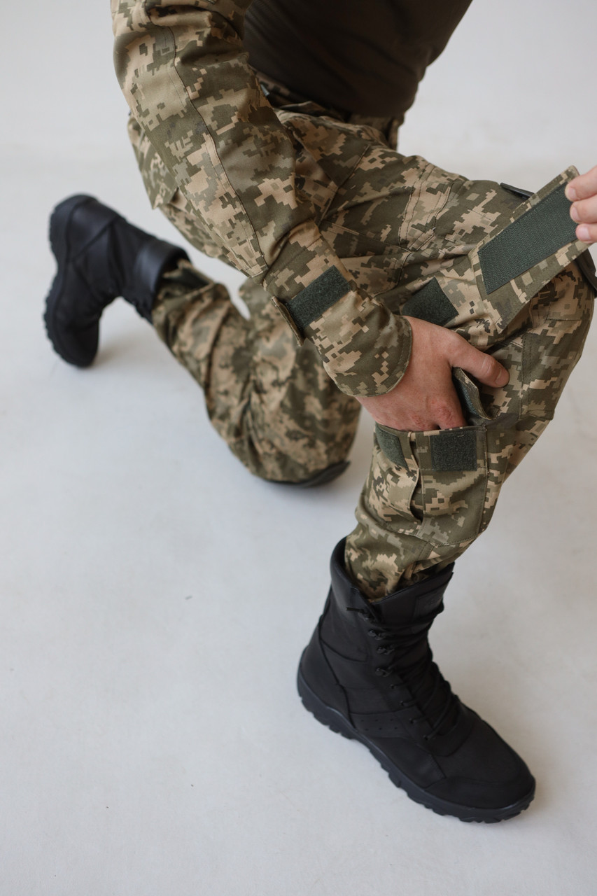 Штаны тактические с наколенниками, цвет пиксель, от бренда TUR Tactical TURWEAR - Фото 4