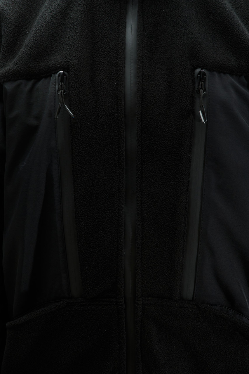 Кофта флисовая (зиппер) мужская черная от бренда ТУР модель Стелс TURWEAR - Фото 4