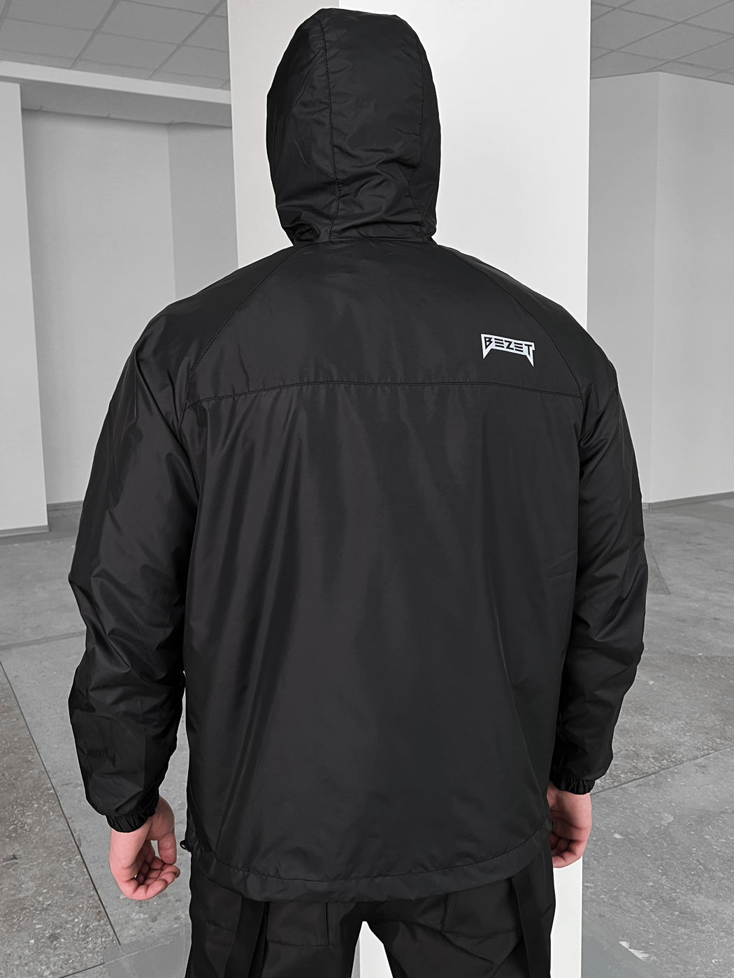Куртка вітровка BEZET Basic чорний - Фото 5