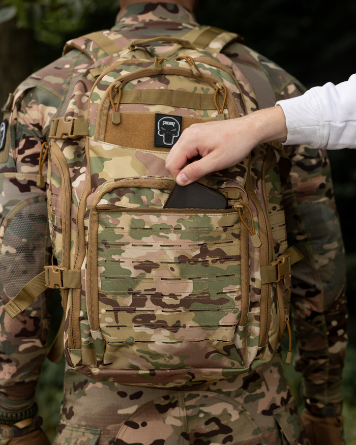 Рюкзак тактичний BEZET Soldier камуфляжний - Фото 4