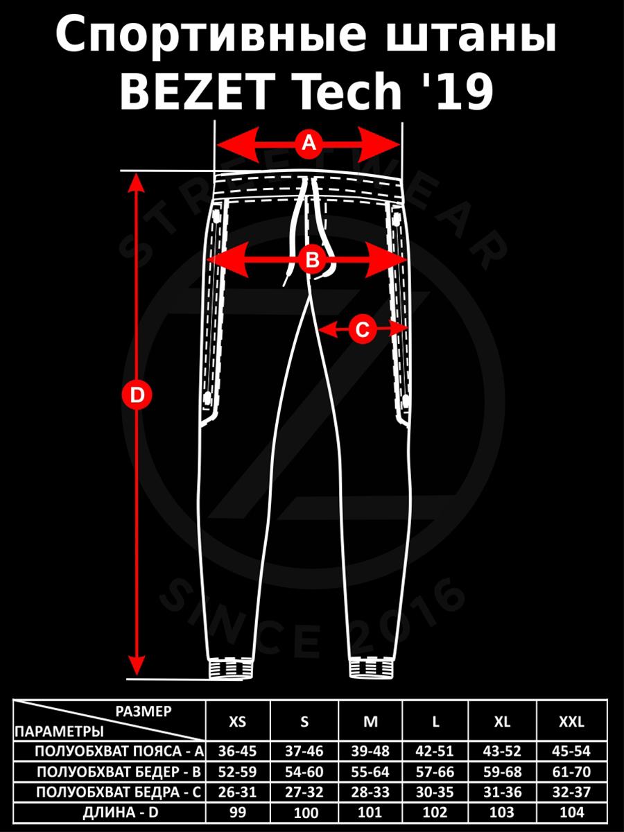 Спортивные штаны BEZET Tech black'19 - Фото 4