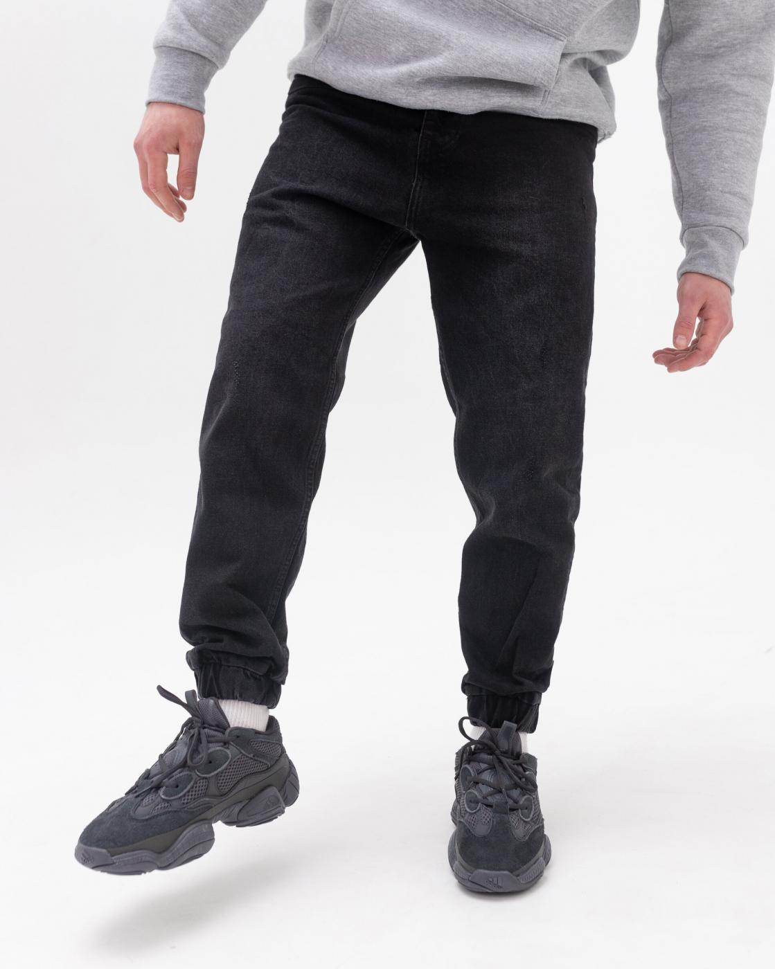 Молодіжні чорні джинсові джогери BEZET - Фото 4