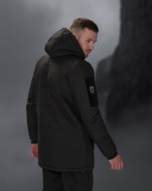 Куртка парка зимняя BEZET Исландия черный - Фото 2