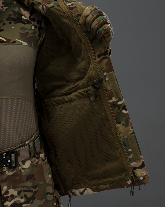 Куртка вітровка тактична BEZET Shadow камуфляжний - Фото 16