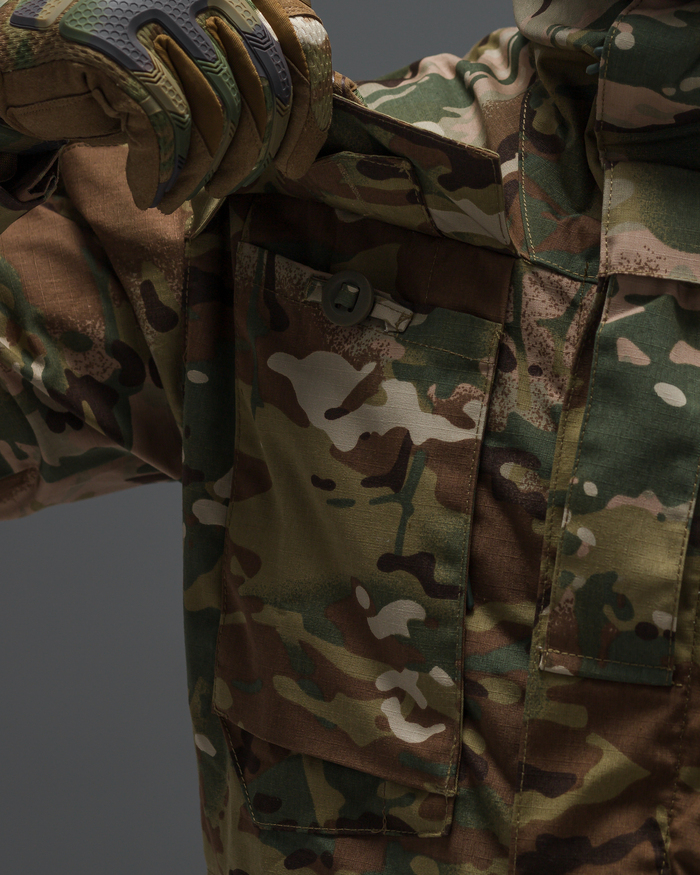 Куртка вітровка тактична BEZET Shadow камуфляжний - Фото 15