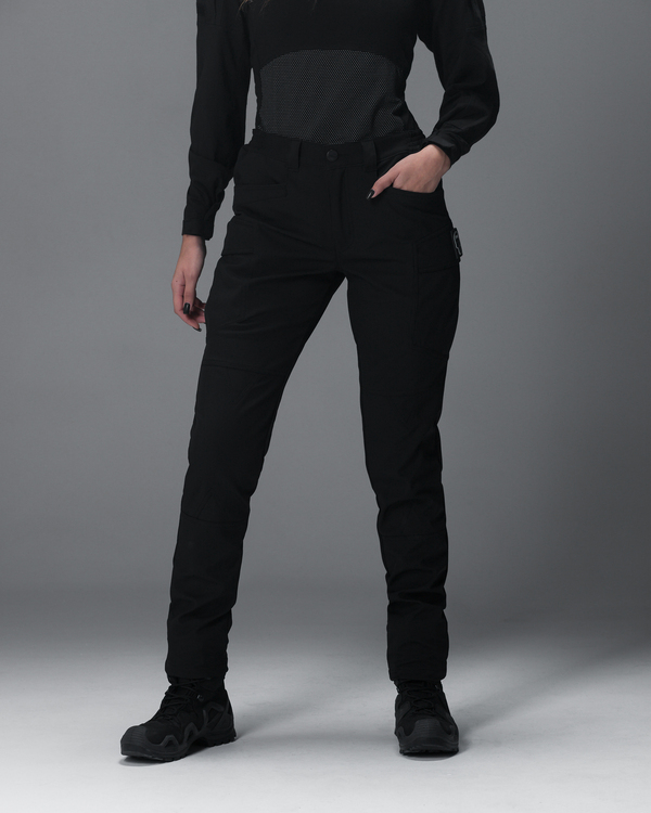 Жіночі брюки карго тактичні BEZET Капелан чорний - Фото 4