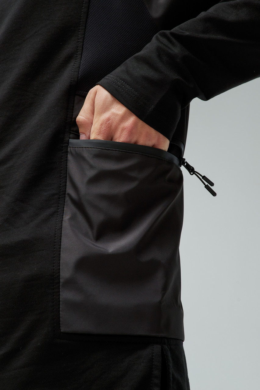 Лонгслив мужской черный с принтом от бренда ТУР модель Сайго TURWEAR - Фото 4