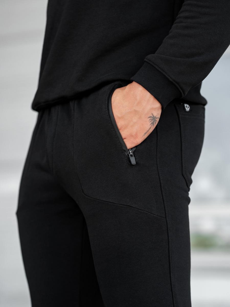 Спортивные штаны BEZET Basic black'19 - Фото 3