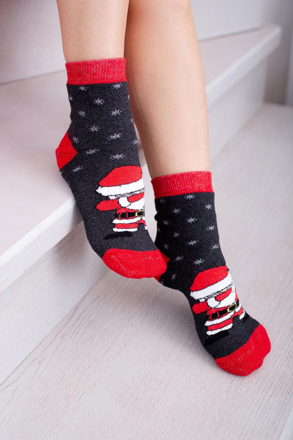 Новорічні Шкарпетки Without Santa Dab Black