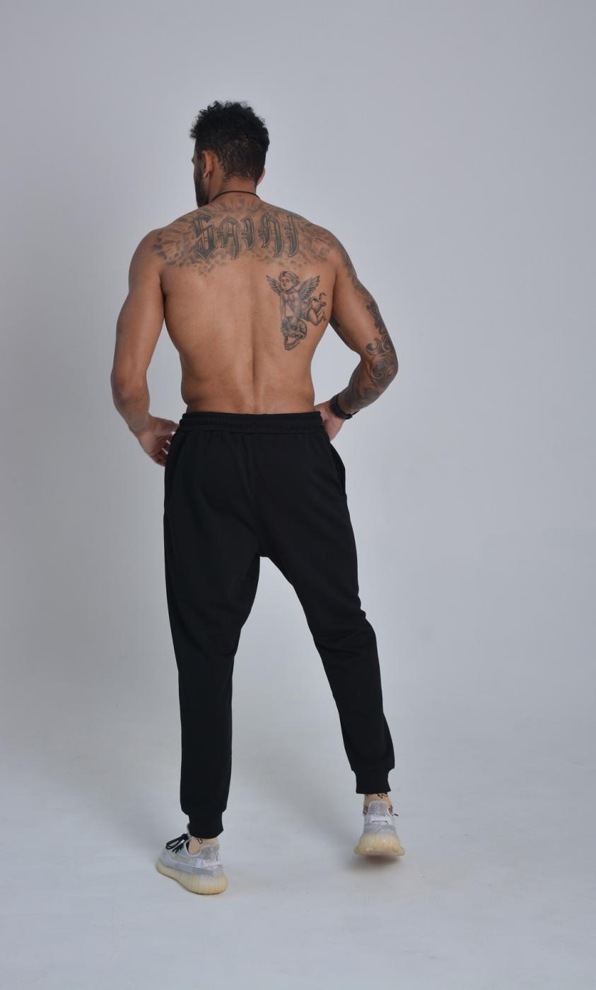 Спортивные штаны мужские чёрные Hi mate - Фото 6