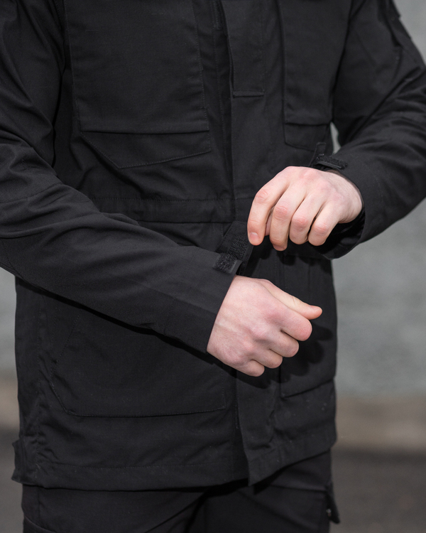 Куртка вітровка тактична BEZET Shadow чорний - Фото 5