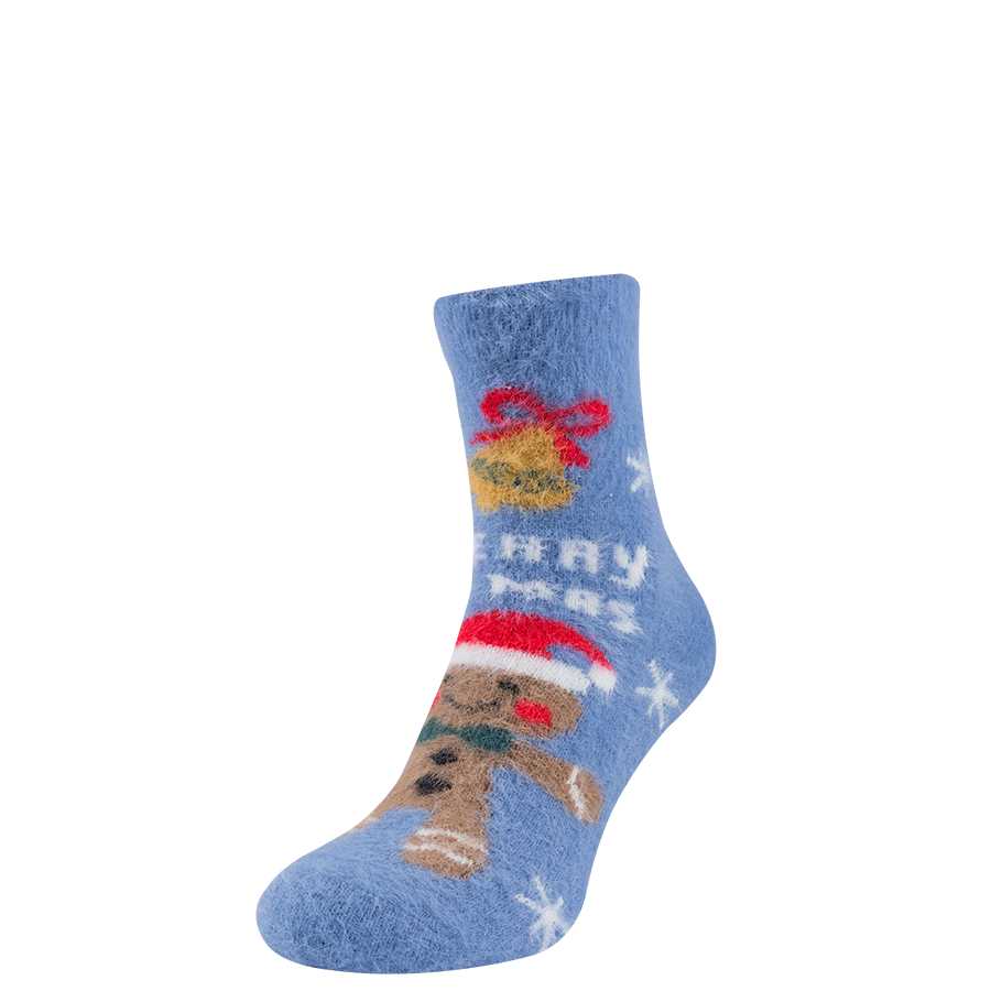 Шкарпетки дитячі новорічні, імбирний чоловічок MansSet