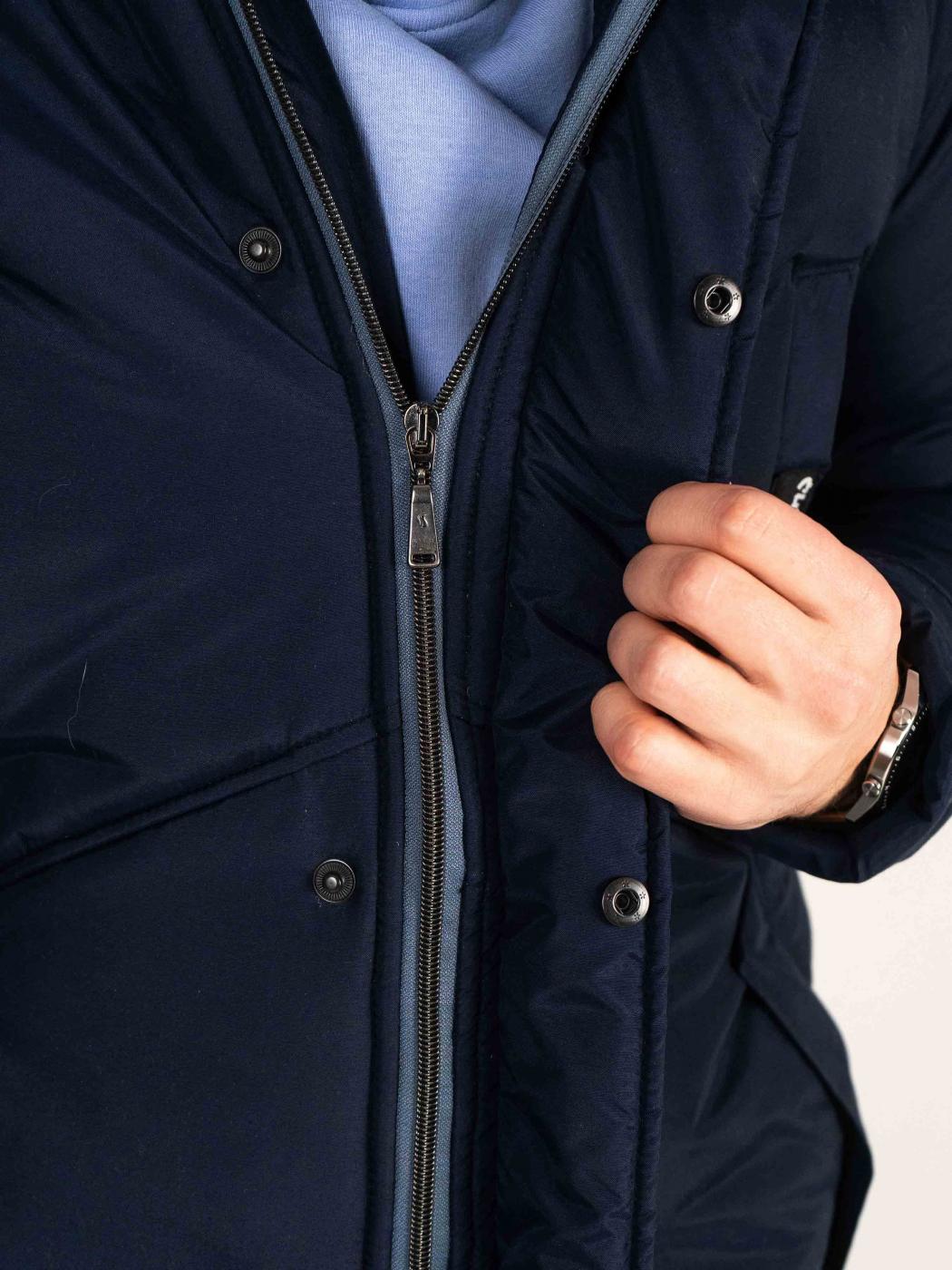 Куртка зимова синя Custom Wear - Фото 6