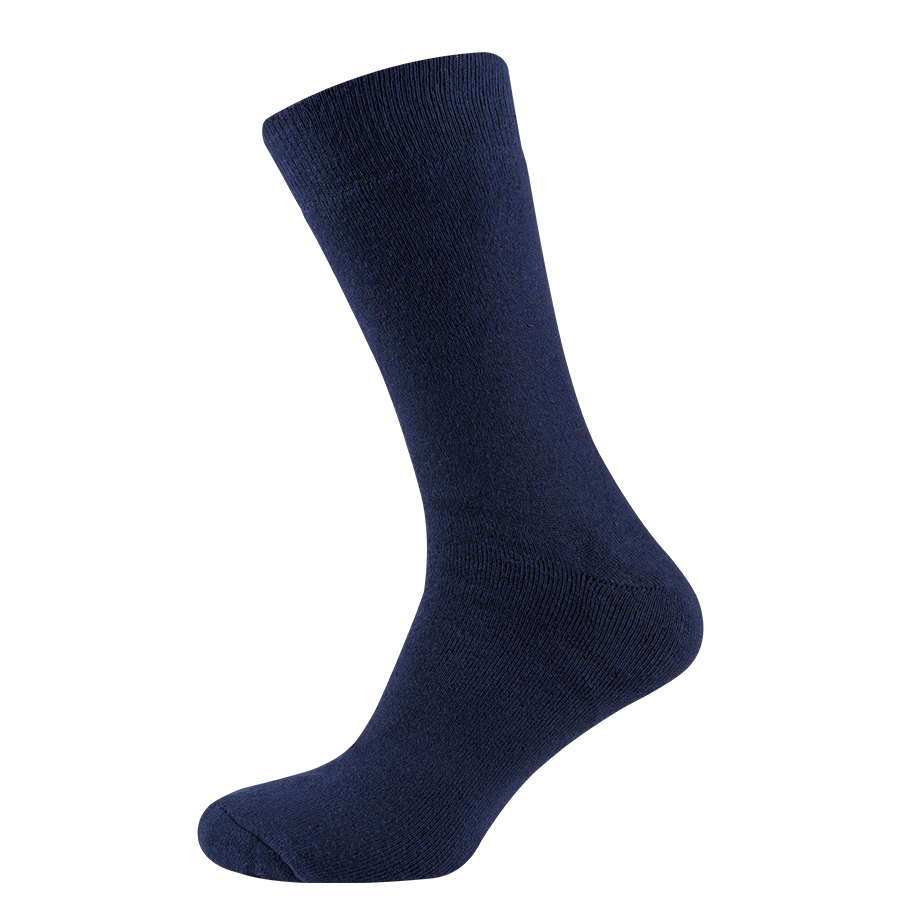 Зимові чоловічі махрові шкарпетки Thermo, синій MansSet - Фото 1