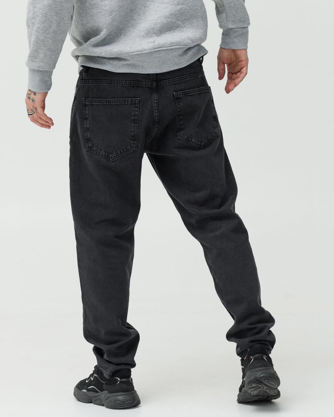 Черные базовые джинсы BEZET с порезами - Фото 2