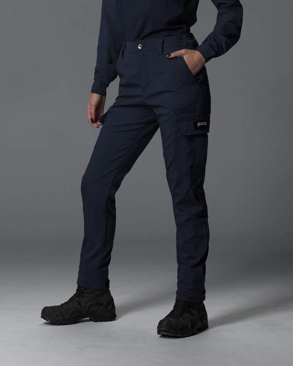 Жіночі брюки карго тактичні BEZET Basic синій - Фото 6
