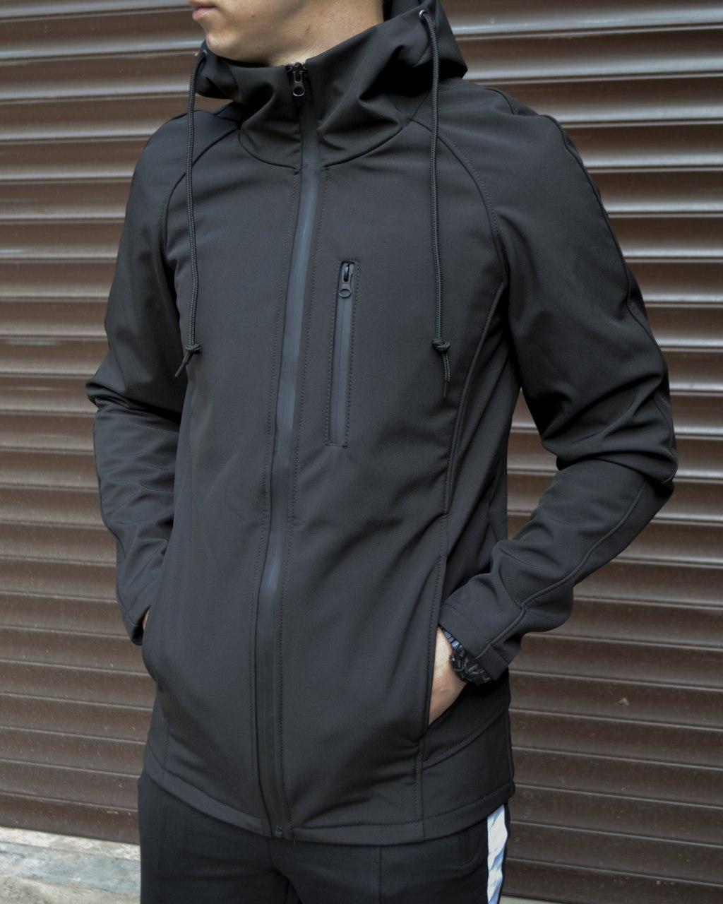 Куртка мужская черная от бренда ТУР модель Риктус (Rictus)