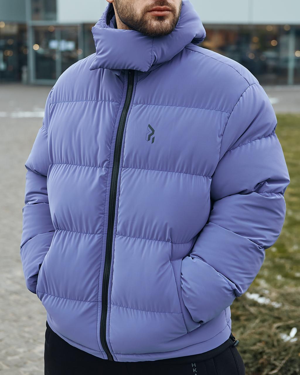 Зимняя мужская куртка Homie Silk лунный индиго Пушка Огонь - Фото 4
