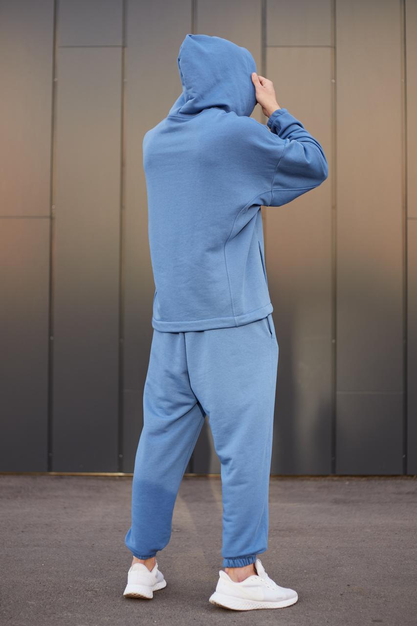 Спортивний костюм чоловічий синій сезон весна осінь Оверсайз (oversize) від бренду Тур, розміри: S, M, L, XL TURWEAR - Фото 5