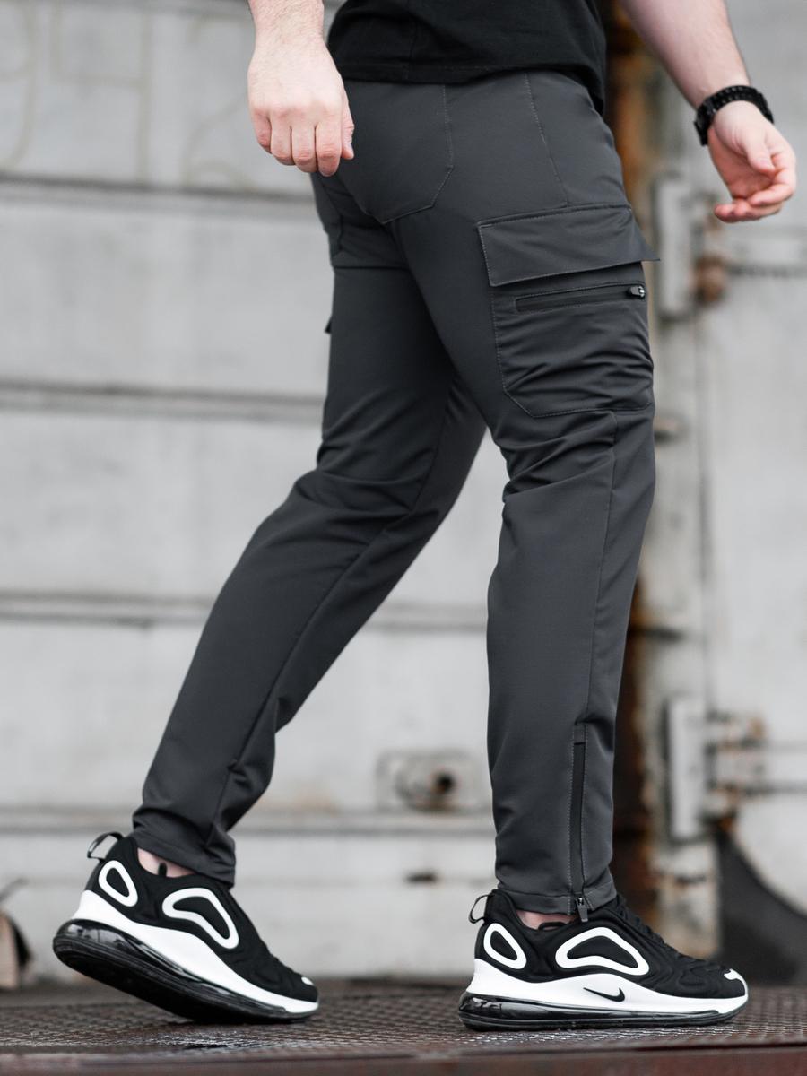 Карго брюки BEZET Comfort dark grey'20 - Фото 4