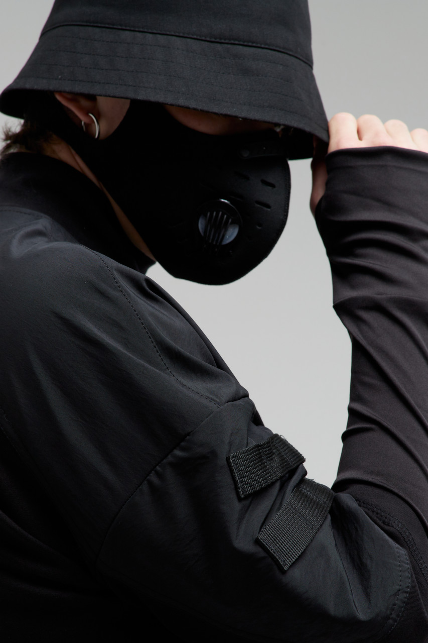 Чоловічий лонгслів чорний з принтом від бренду ТУР модель Хасаші, розмір S,M,L,XL TURWEAR - Фото 2