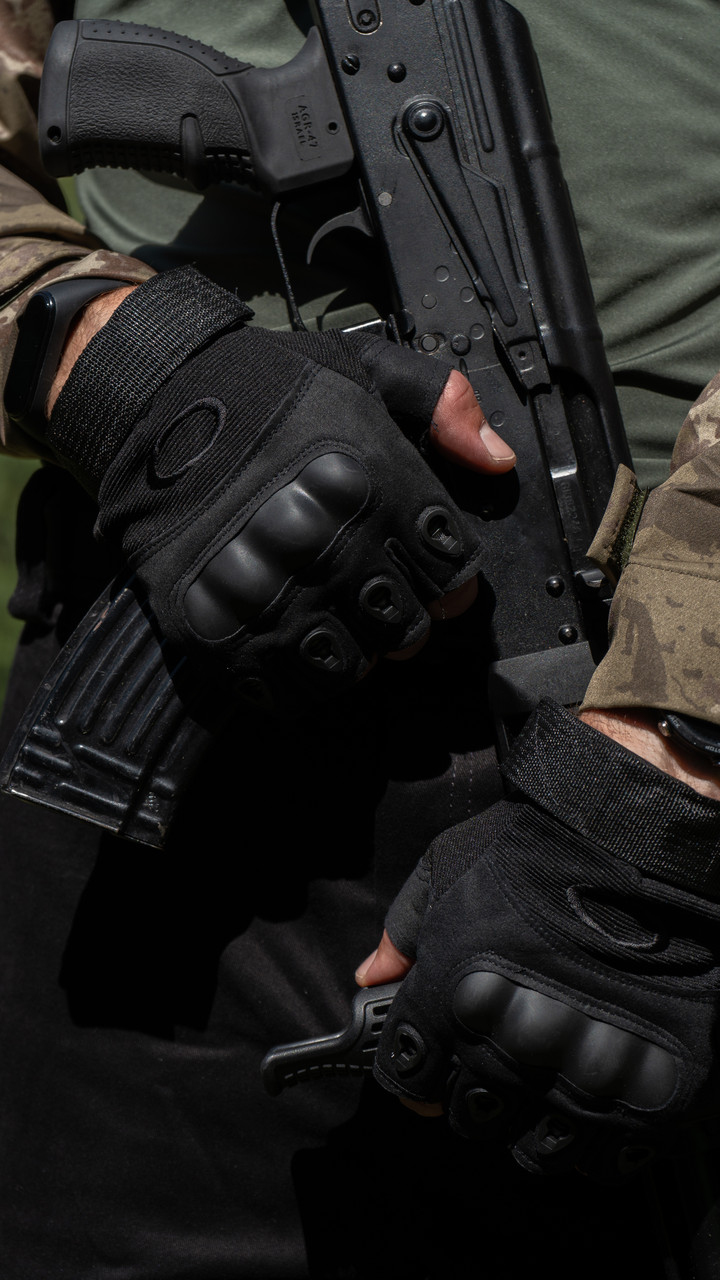 Перчатки тактические черные от ТUR Tactical TURWEAR - Фото 3