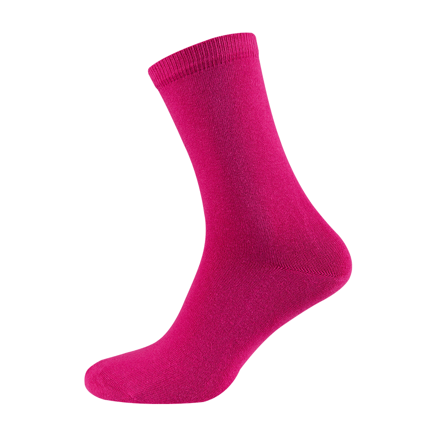 Шкарпетки чоловічі кольорові з бавовни, фуксія MansSet - Фото 1
