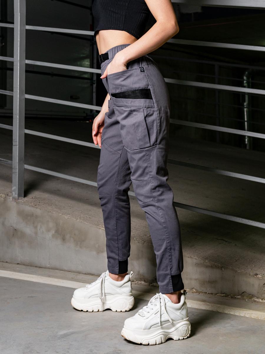 Карго брюки женские BEZET Lagerta grey - Фото 4