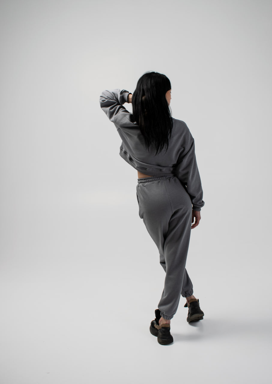 Жіночий спортивний костюм Reload сірий  - Фото 4