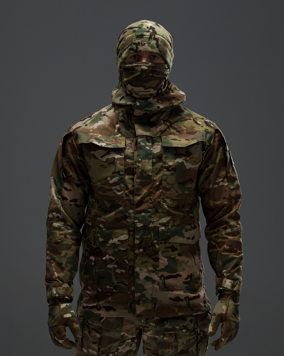 Куртка вітровка тактична BEZET Shadow камуфляжний - Фото 4