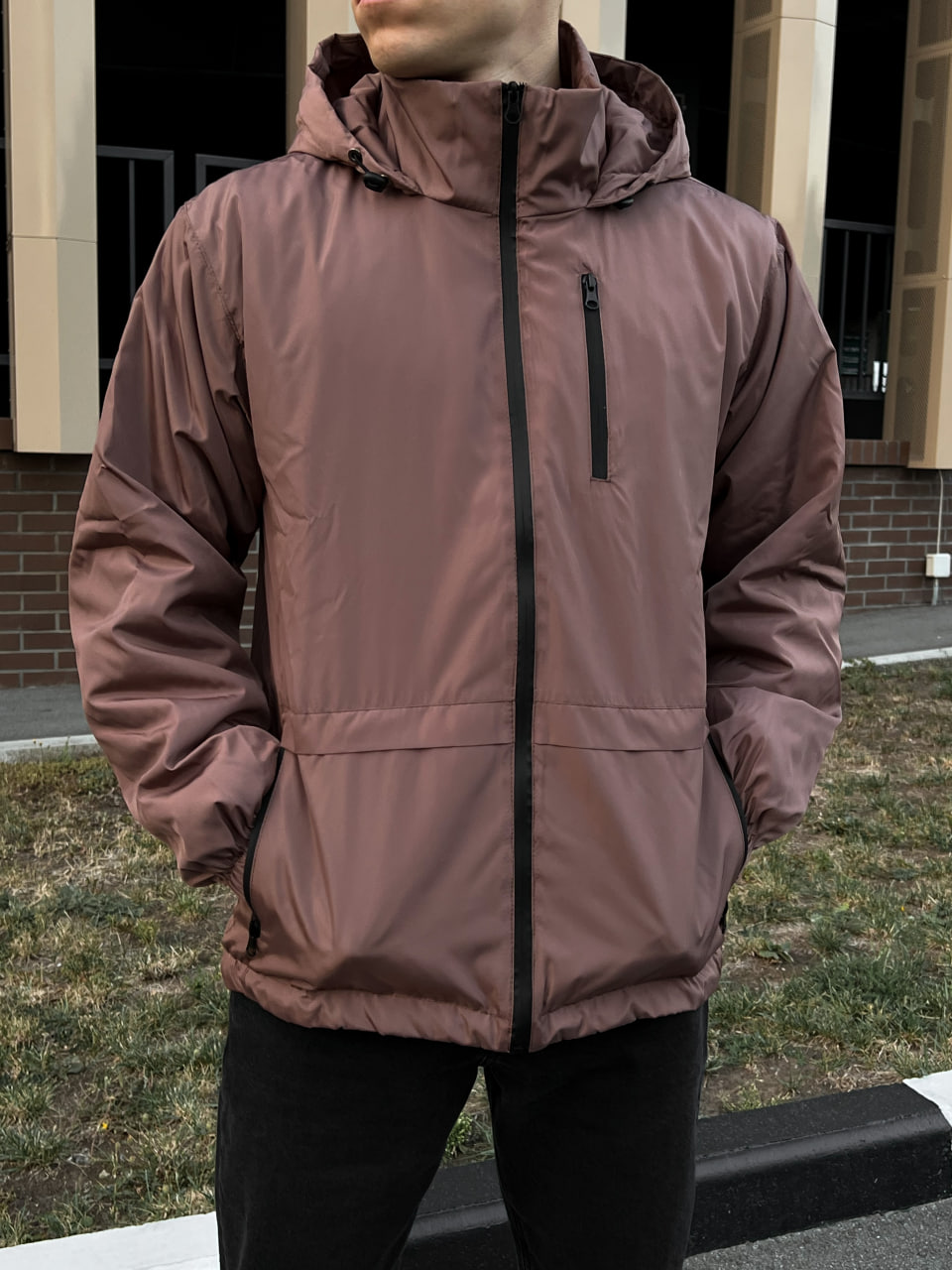 Чоловіча куртка демісезонна Reload Escape, коричневий - Фото 5