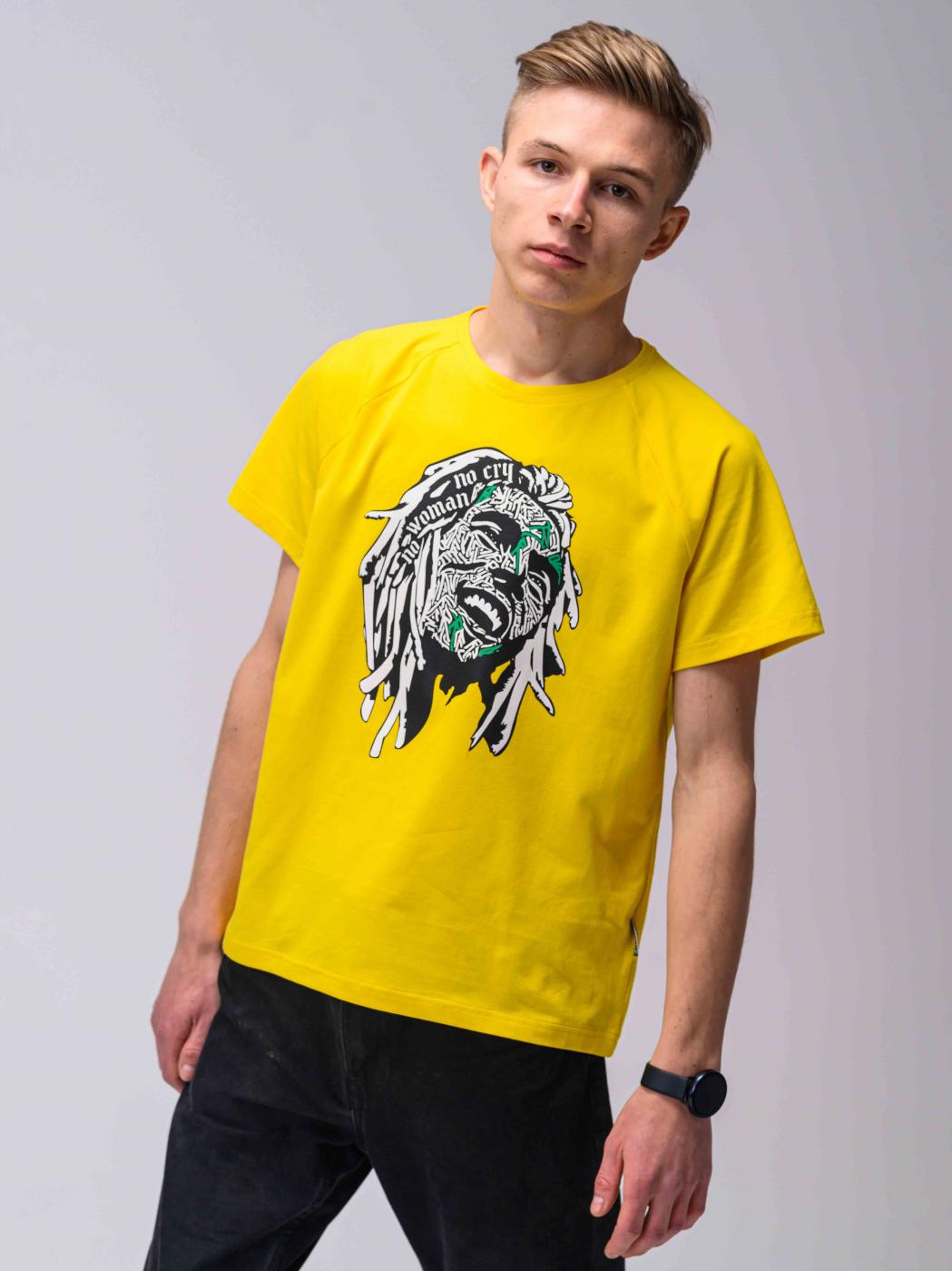 Футболка жовта Marley Custom Wear - Фото 3