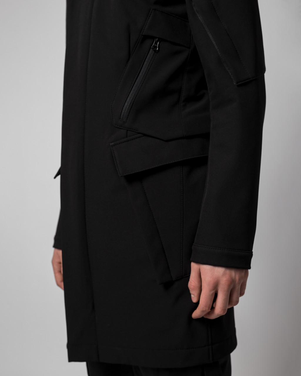 Плащ пальто из Softshell бренд ТУР модель Yakuza (Якудза) TURWEAR - Фото 2