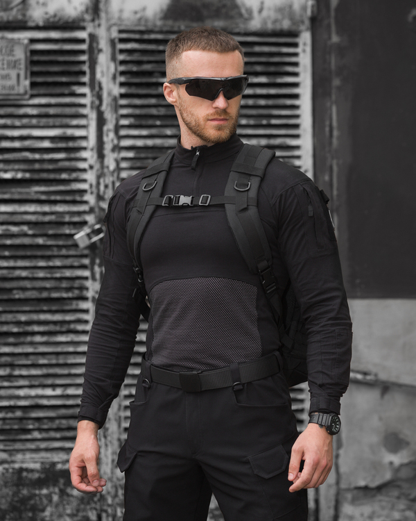 Рюкзак тактичний BEZET Soldier чорний - Фото 5