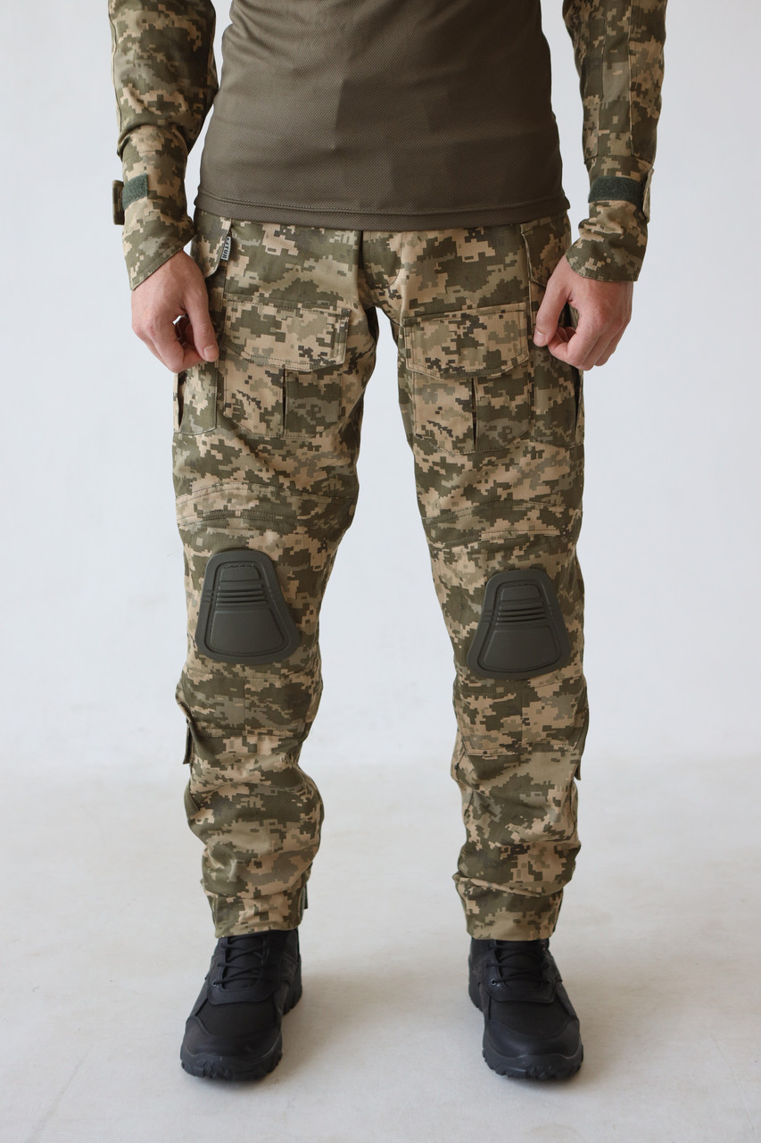 Штаны тактические с наколенниками, цвет пиксель, от бренда TUR Tactical TURWEAR - Фото 3