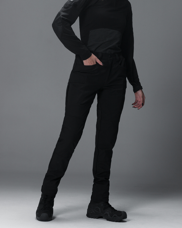 Жіночі брюки карго тактичні BEZET Капелан чорний - Фото 5