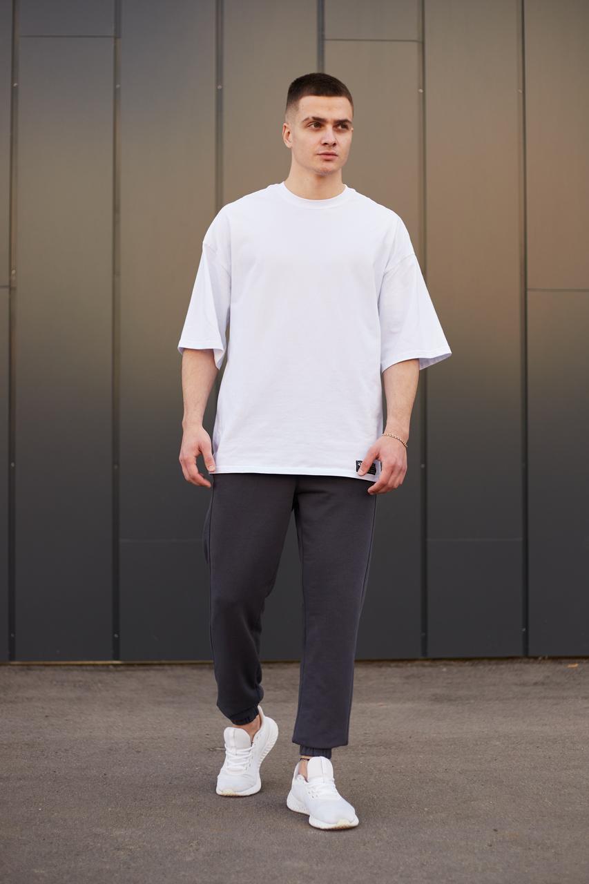 Спортивні чоловічі штани графіт від бренду ТУР модель Стандарт розмір S, M, L, XL TURWEAR - Фото 5